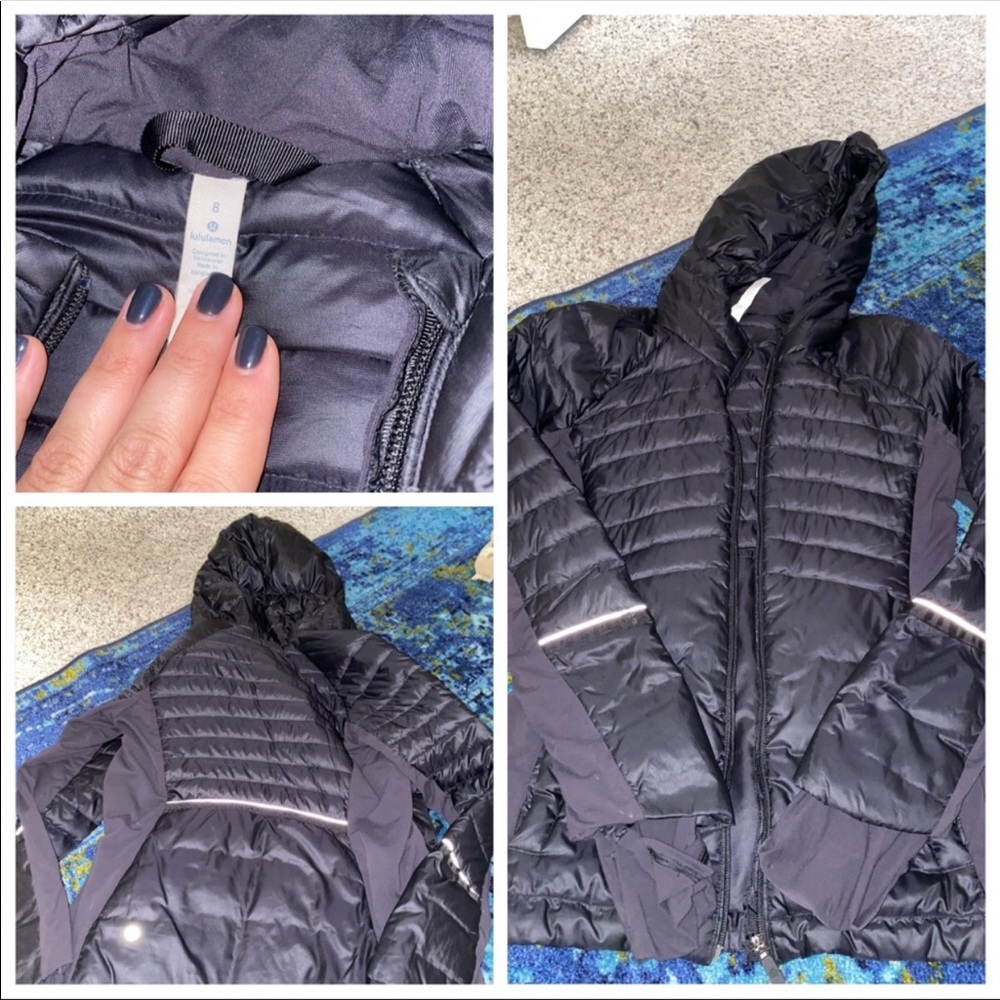 Lululemon Down for a Run Jacket size 8 EUC